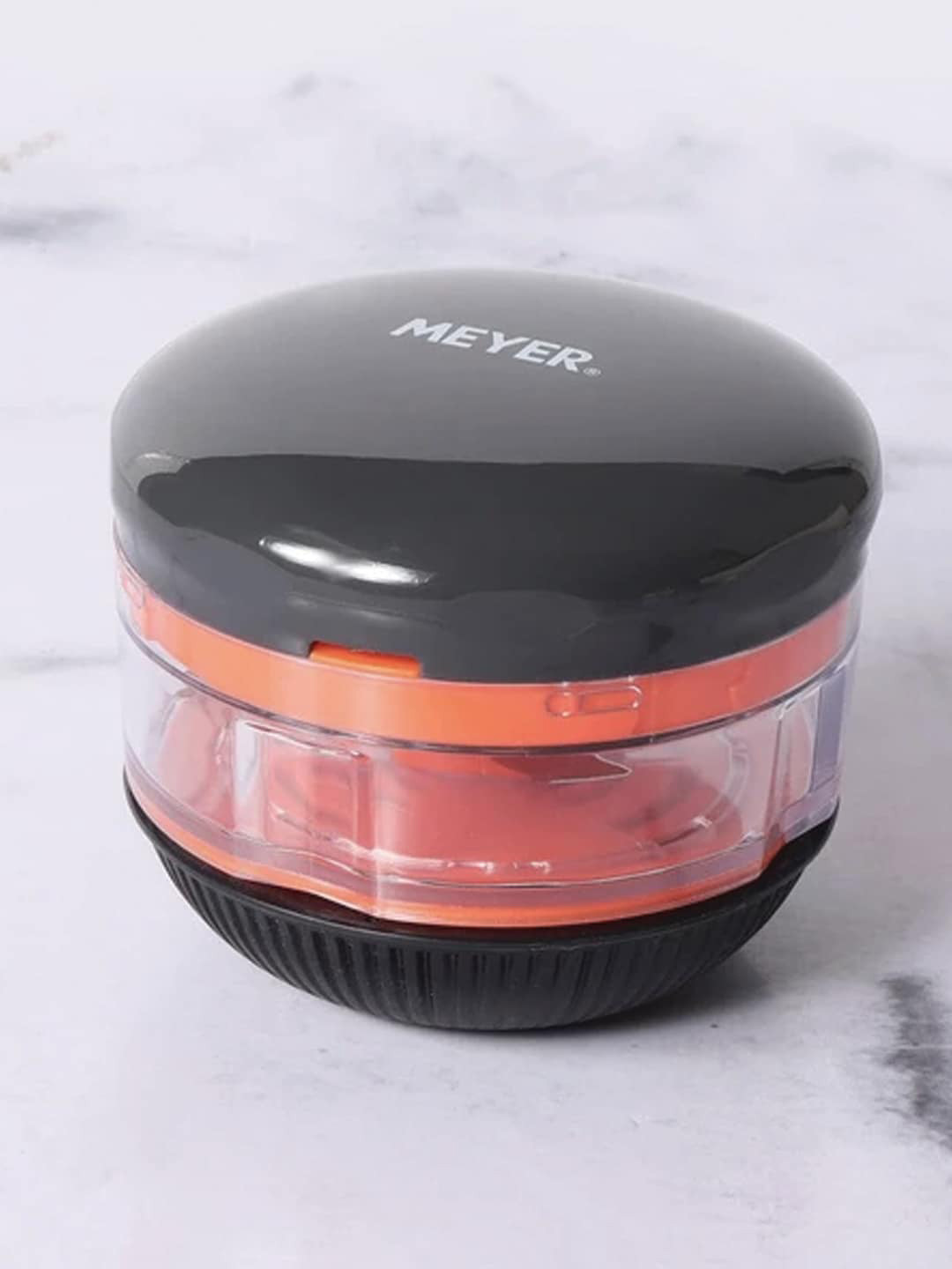 MEYER Kitchen Hacks Orange & Black Mini Handy Chopper - 125ml