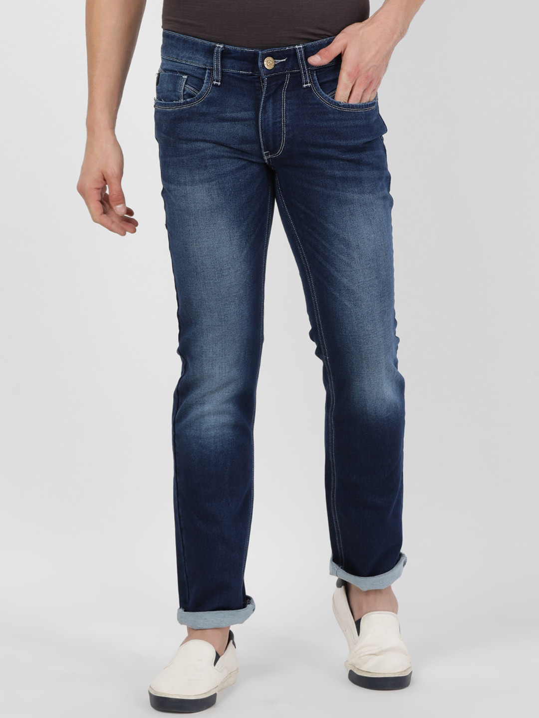 Llak Jeans Men Blue Skinny Fit Jeans