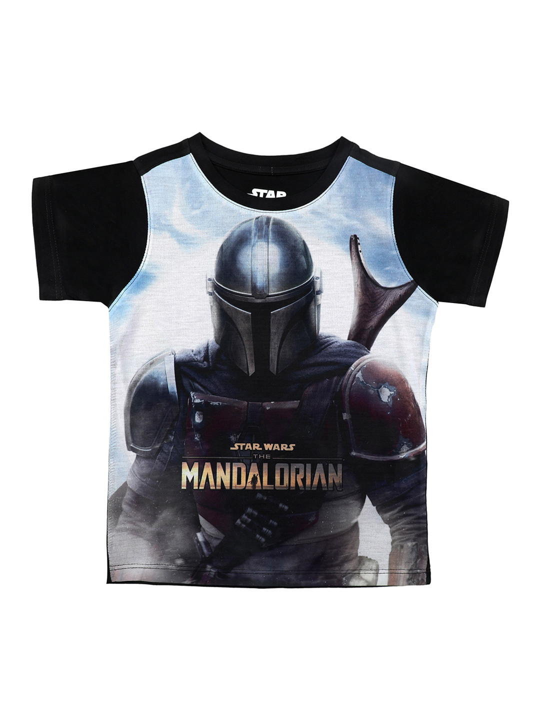Star Wars by Wear Your Mind Boys Grey Star Wars Printed Round Neck T-shirt