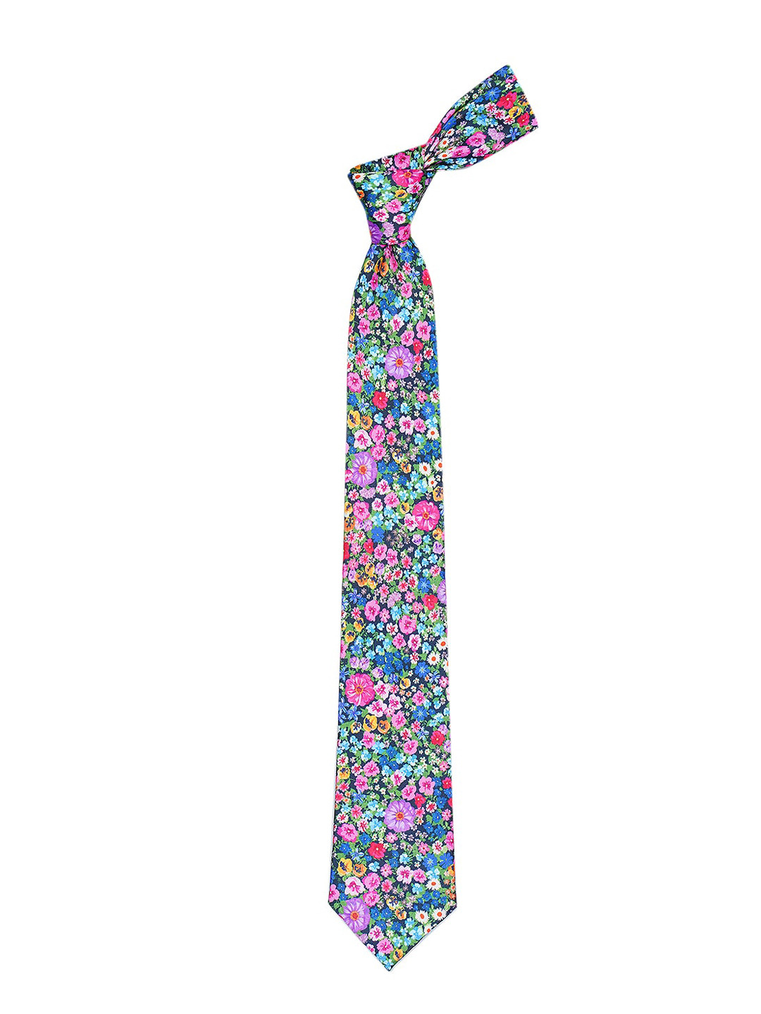 Tossido Multicoloured Floral Printed Necktie
