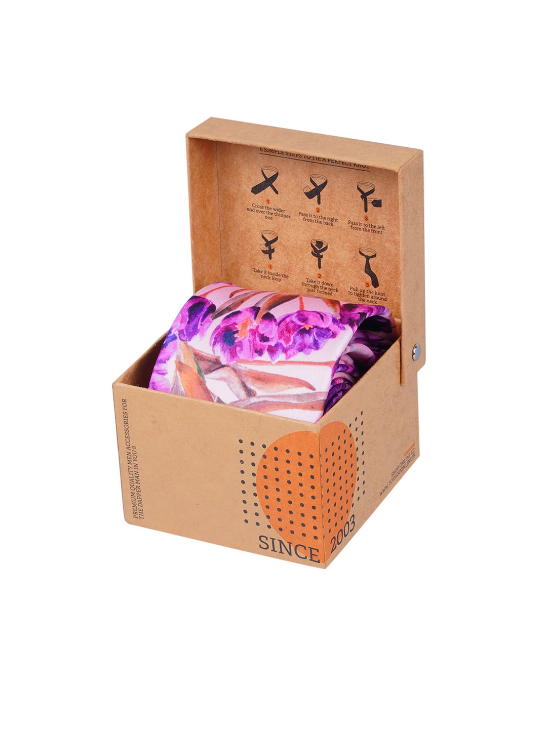 Tossido Multicolour Printed Broad Necktie