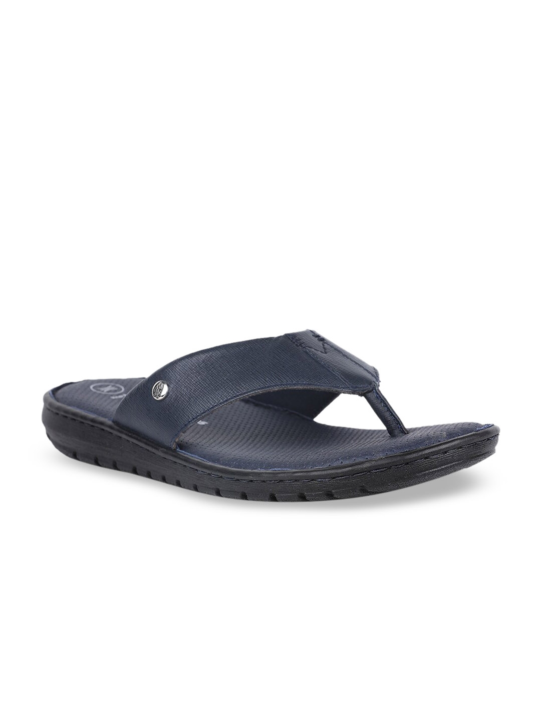 Hush Puppies Men Navy Blue Thong Flip Flops