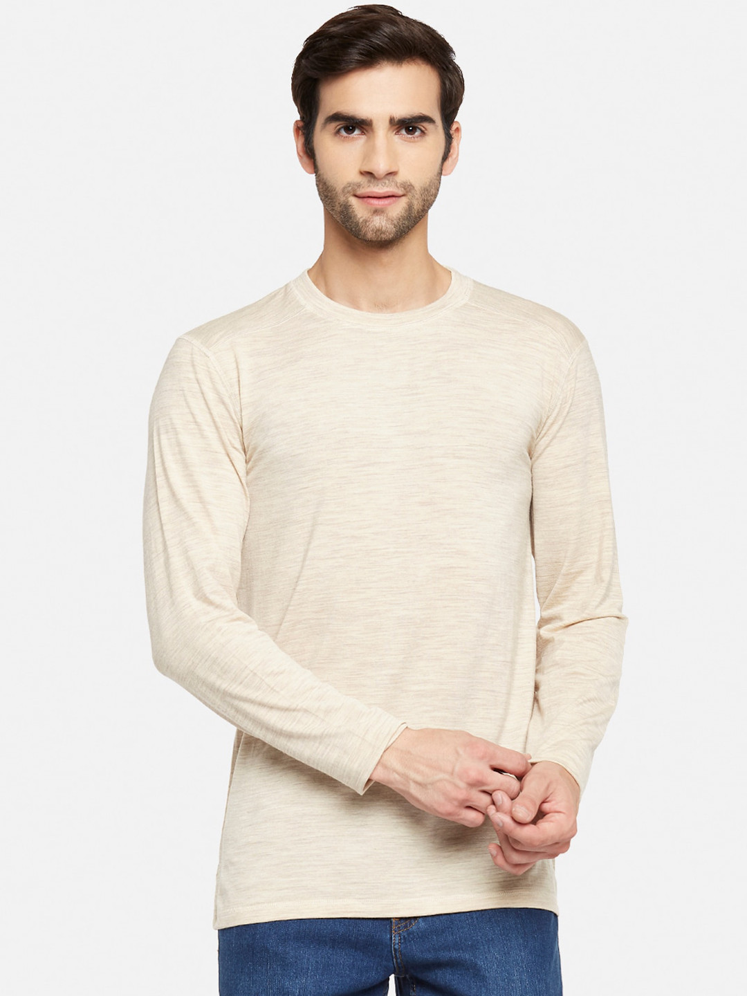 Kosha Men's Merino Wool & Bamboo Lightweight Heat Retention Thermal Top
