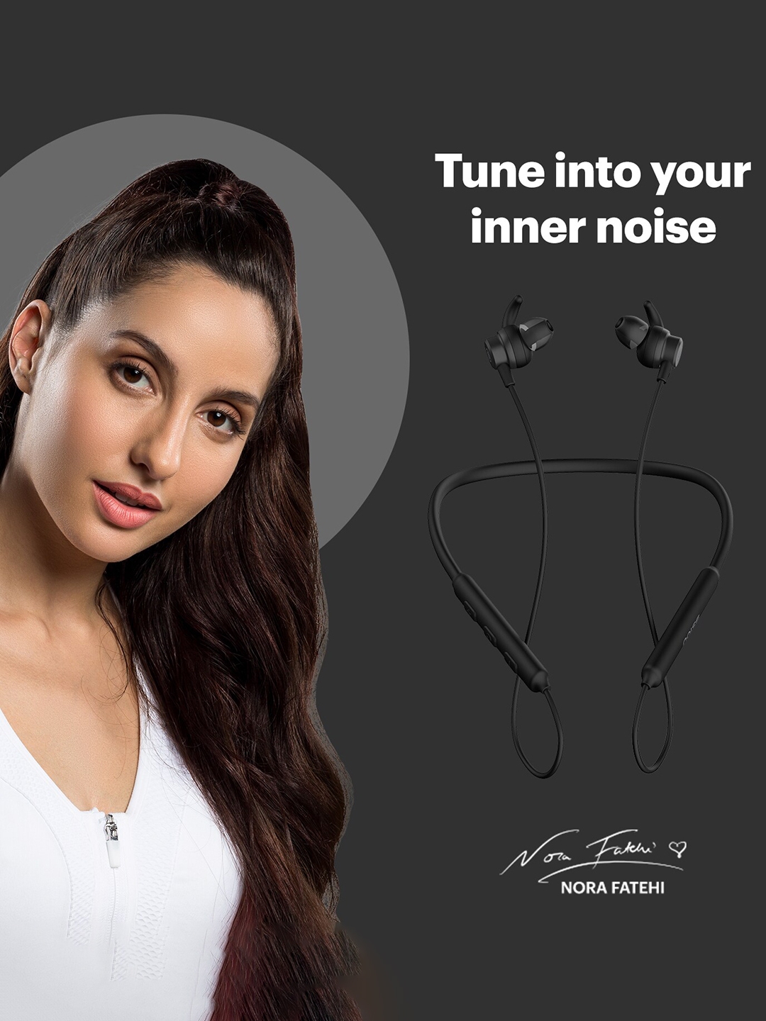 Buy NOISE Stealth Black Tune Active Bluetooth Wireless Neckband Earphones Headphones for Unisex 13093192 Myntra