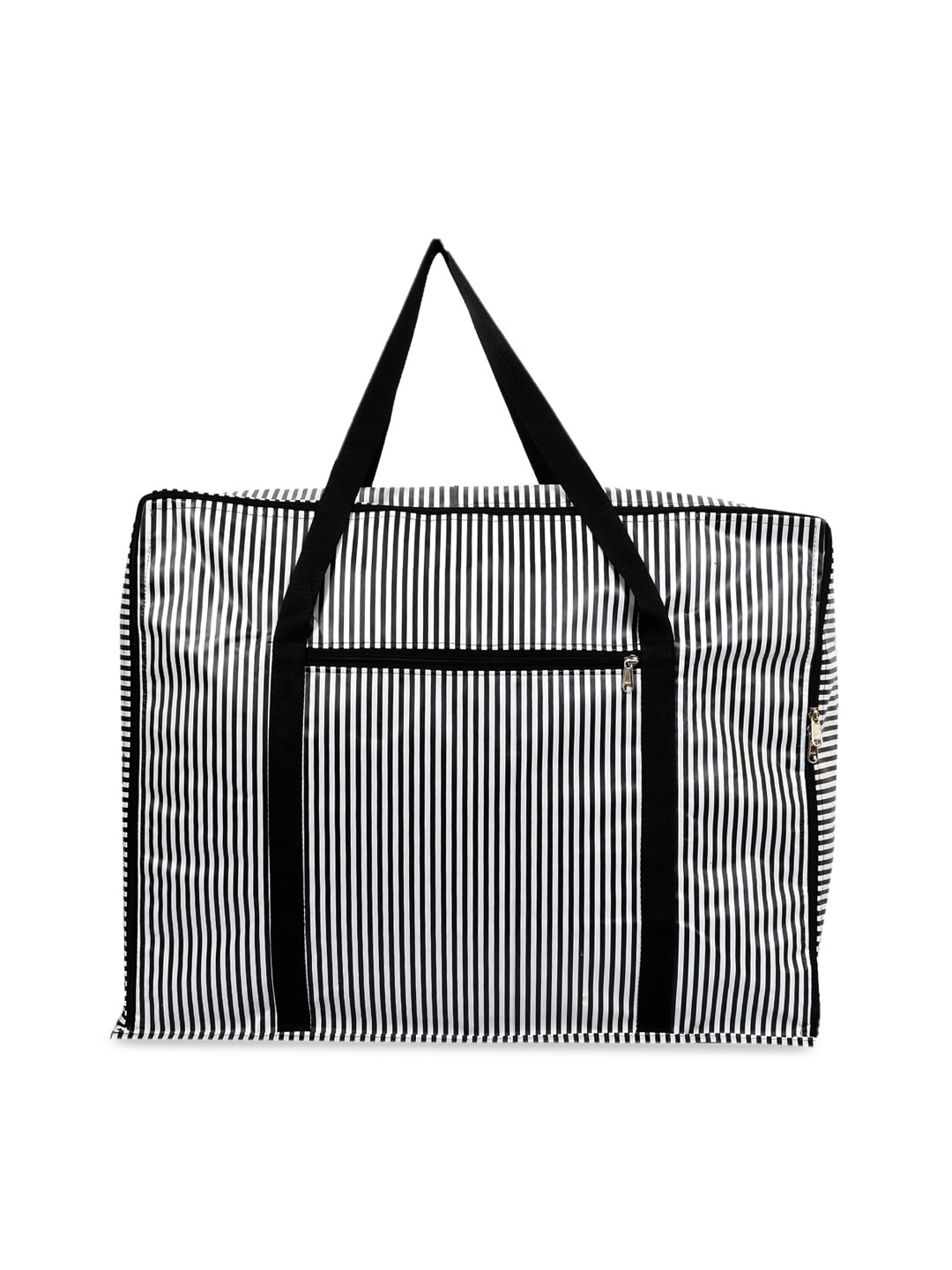 Kuber Industries Black & White Jumbo Moisture Proof Storage Bag