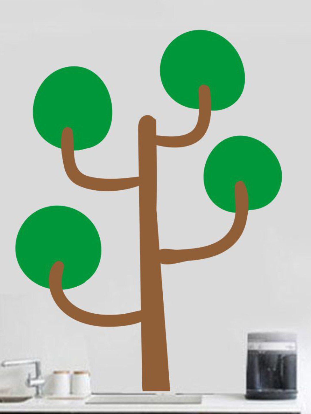 rawpockets Decorative Tree Wall Sticker