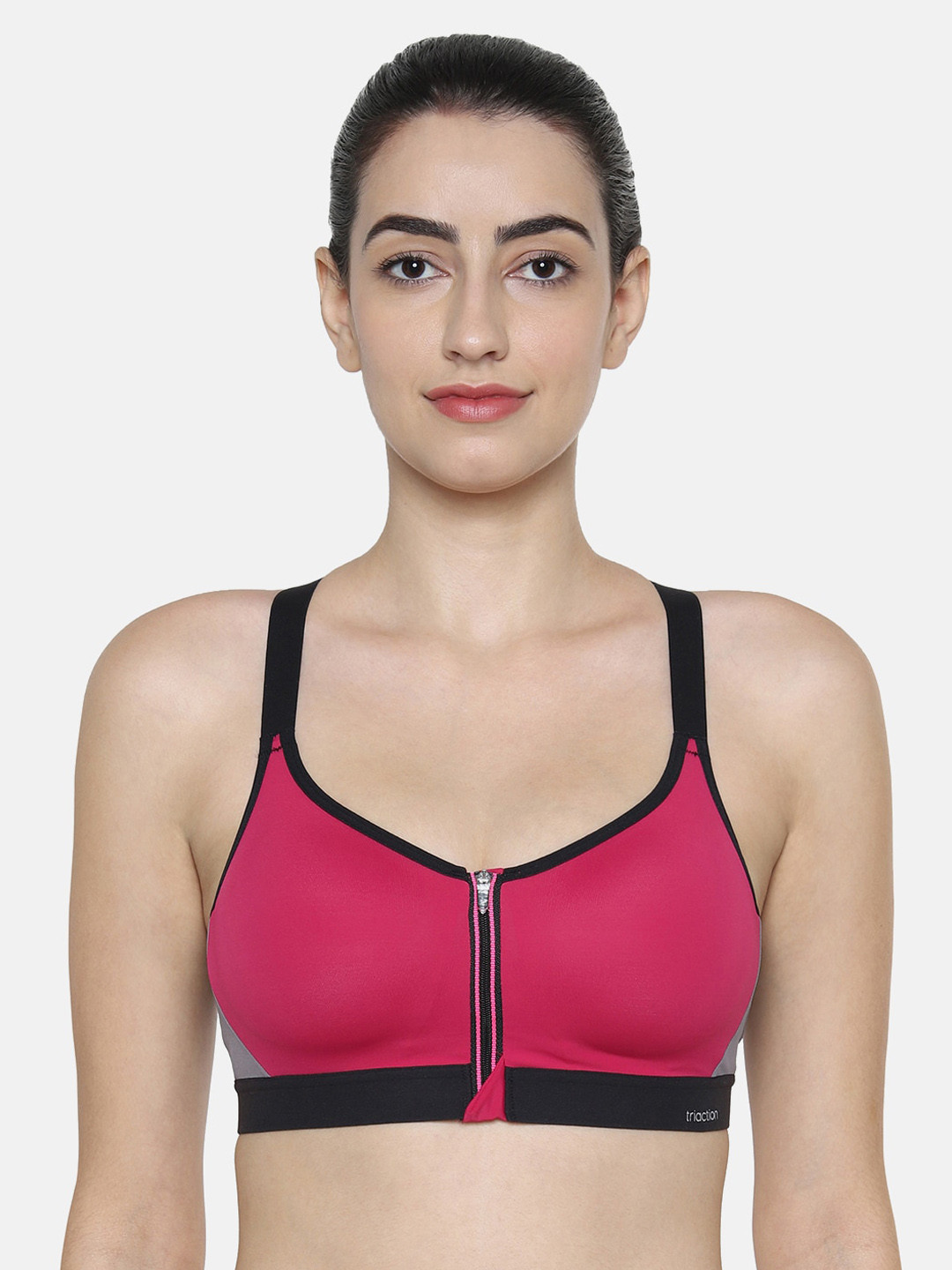 Triumph Triaction 125 Padded Wireless Front Open Extreme Bounce Control Sports Bra