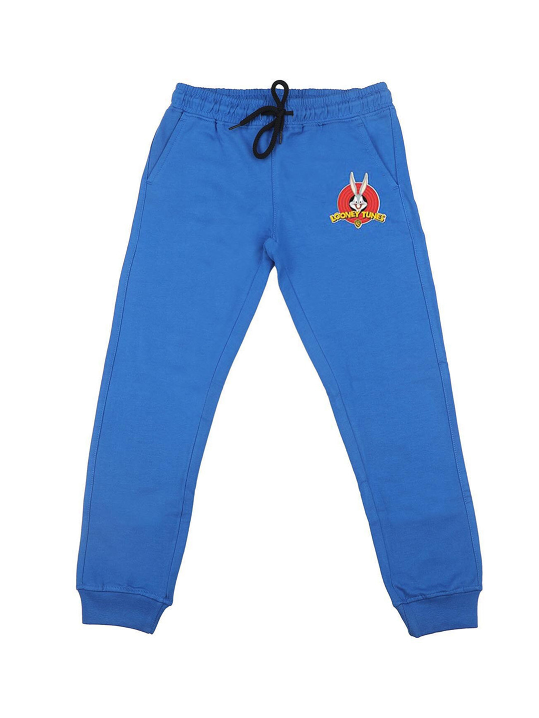 Looney Tunes Boys Blue Solid Joggers
