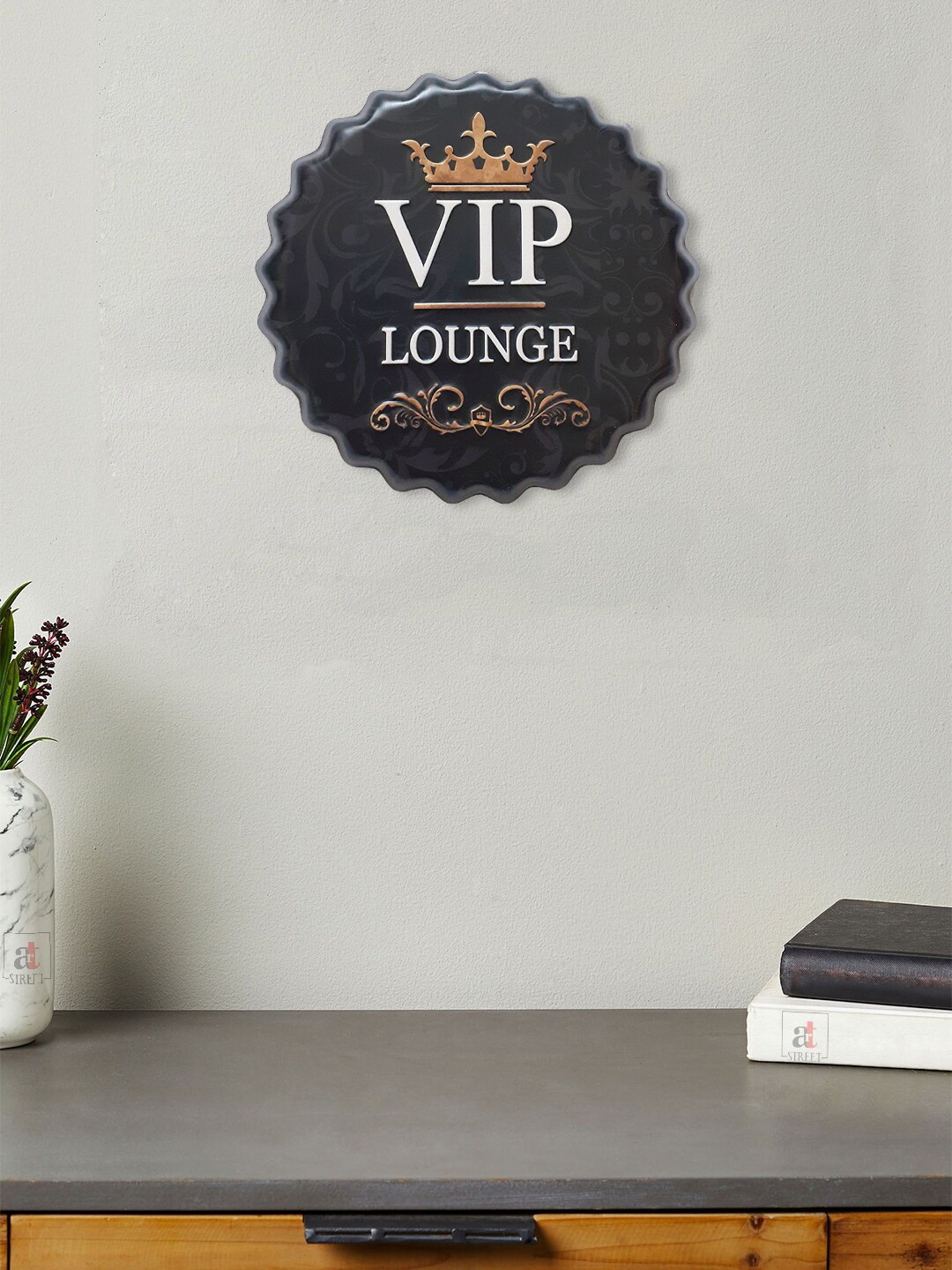 Art Street Black VIP Lounge Printed Wall Decor