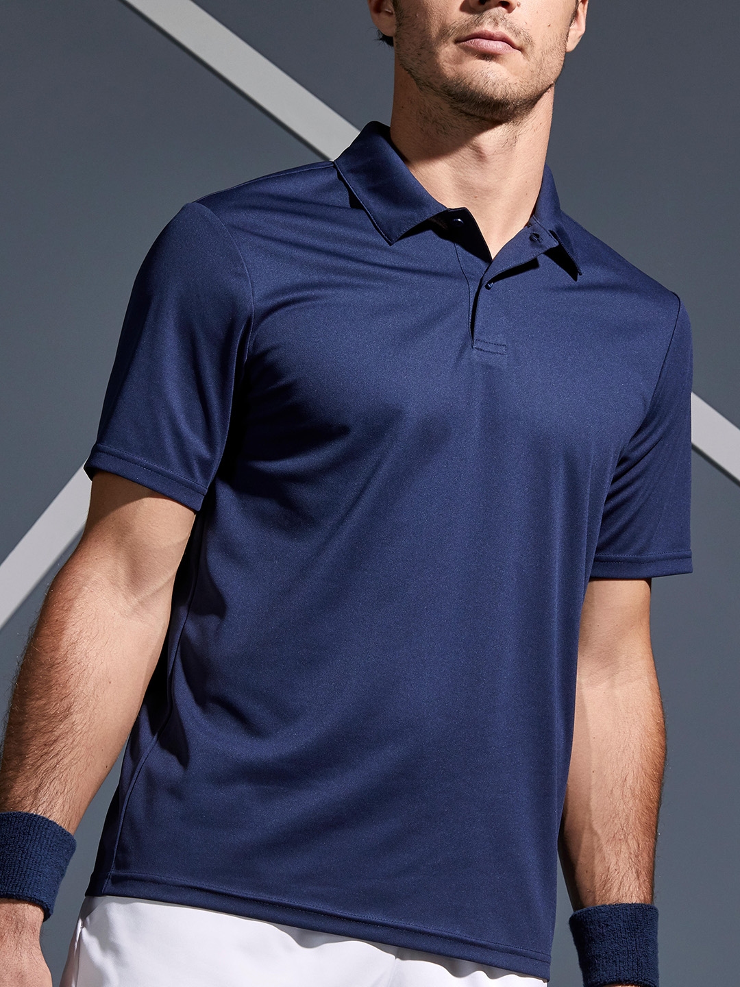 Buy Artengo By Decathlon Men Navy Blue Solid Tennis T shirt Dry 100 Tshirts for Men 12888894 Myntra