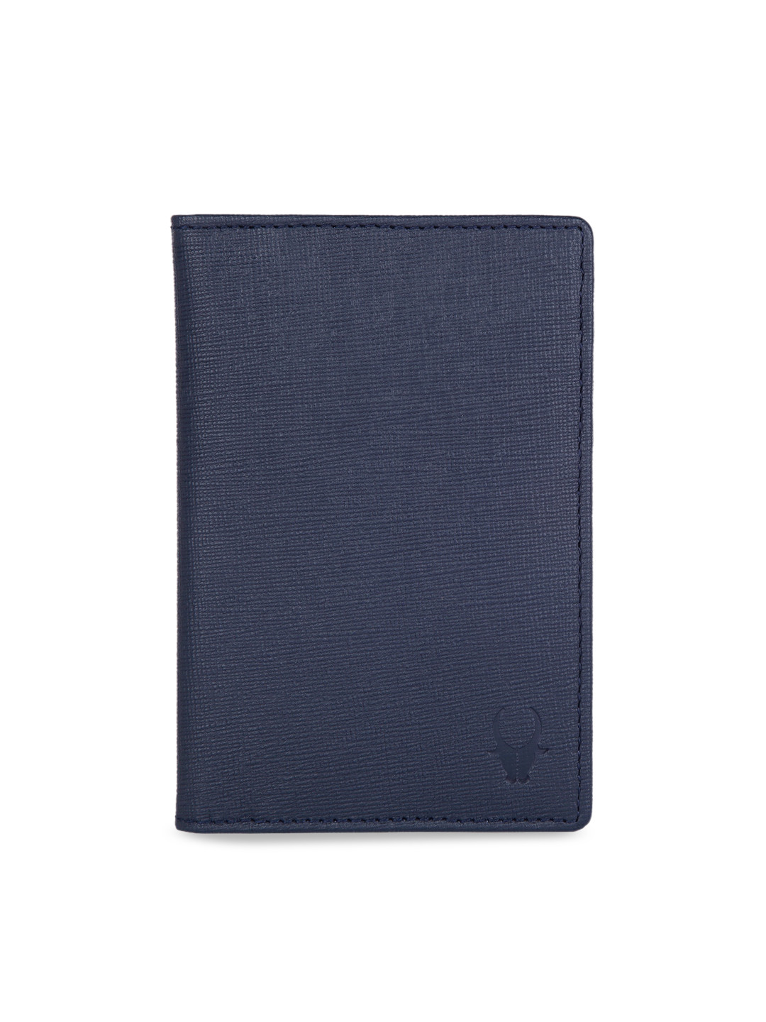 WildHorn Unisex Blue Solid Passport Holder