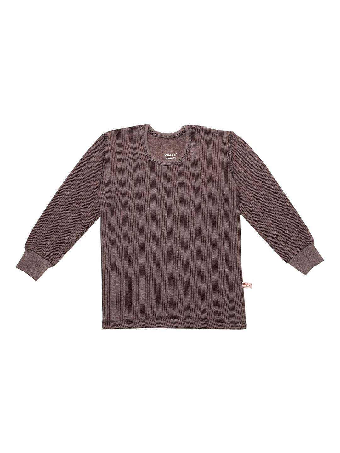 MACK JONNEY Unisex Kids Burgundy Thermal Top