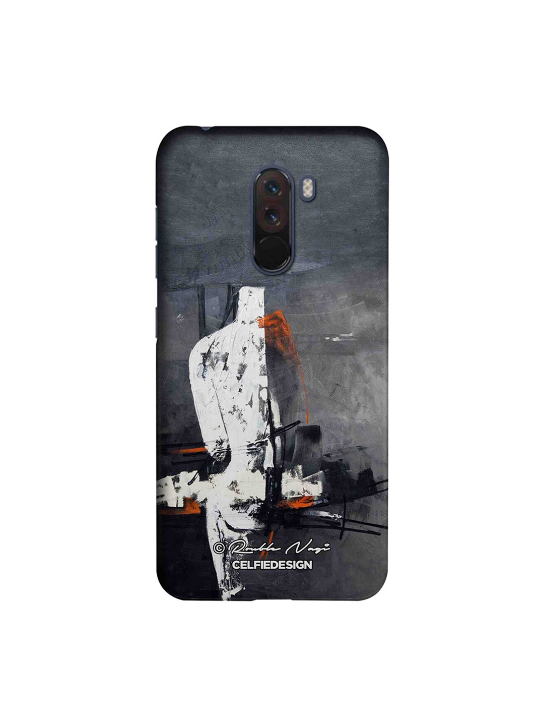 CelfieDesign Grey White New Open World Xiaomi Mi A3 Sustainable Back Cover