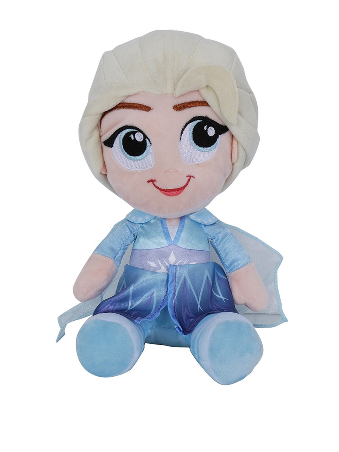 DISNEY PLUSH Kids Blue   Beige Frozen 2 Elsa Soft Stuffed Toy