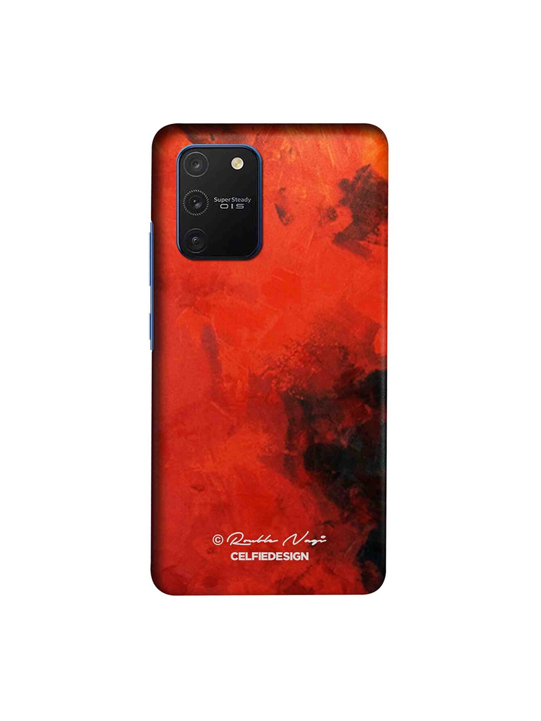 CelfieDesign Red on Me Samsung Galaxy S10 Lite Back Cover Rouble Nagi