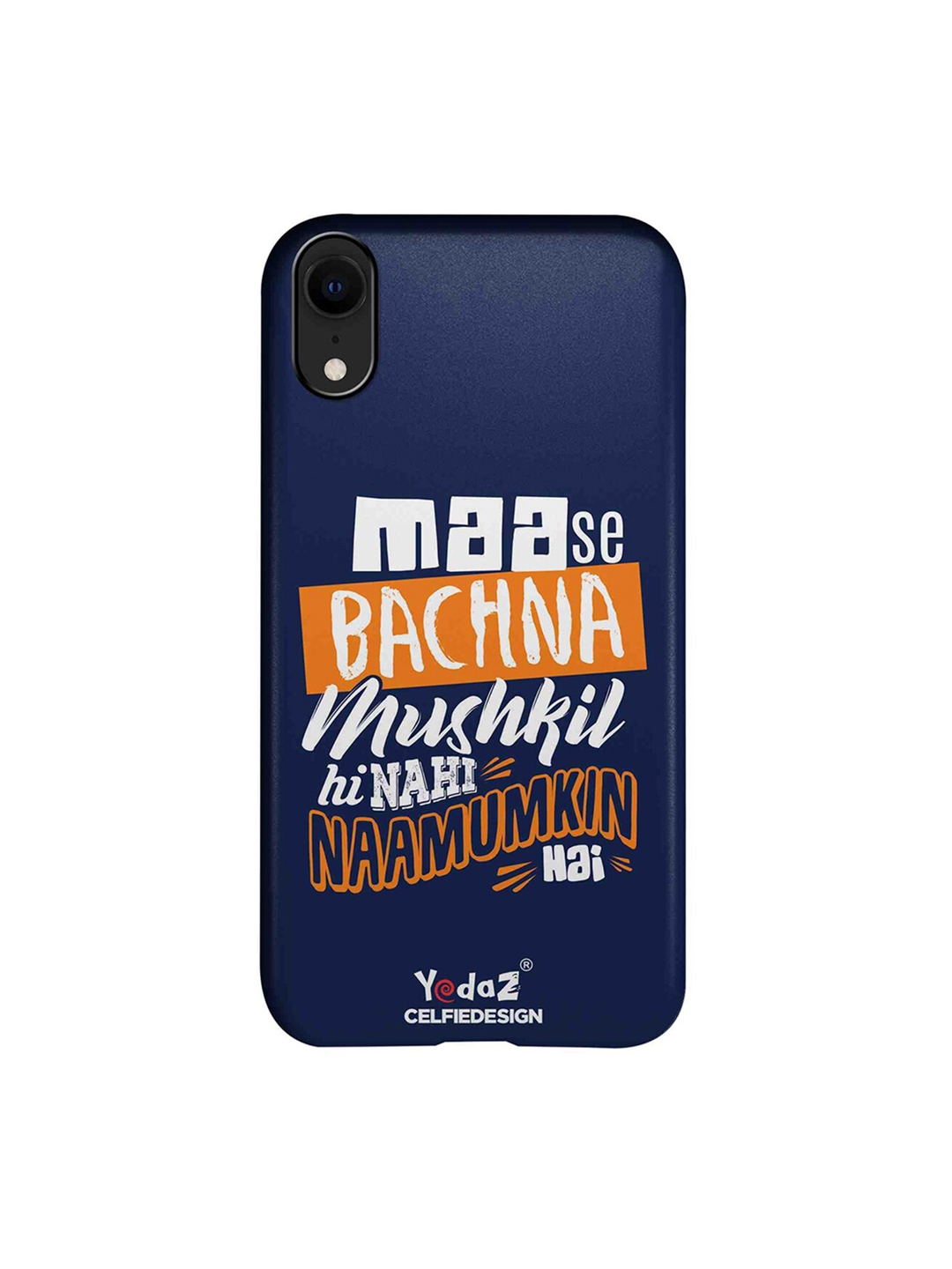CelfieDesign Multicoloured Maa Se Bachna Mushkil Apple iPhone XR Back Cover