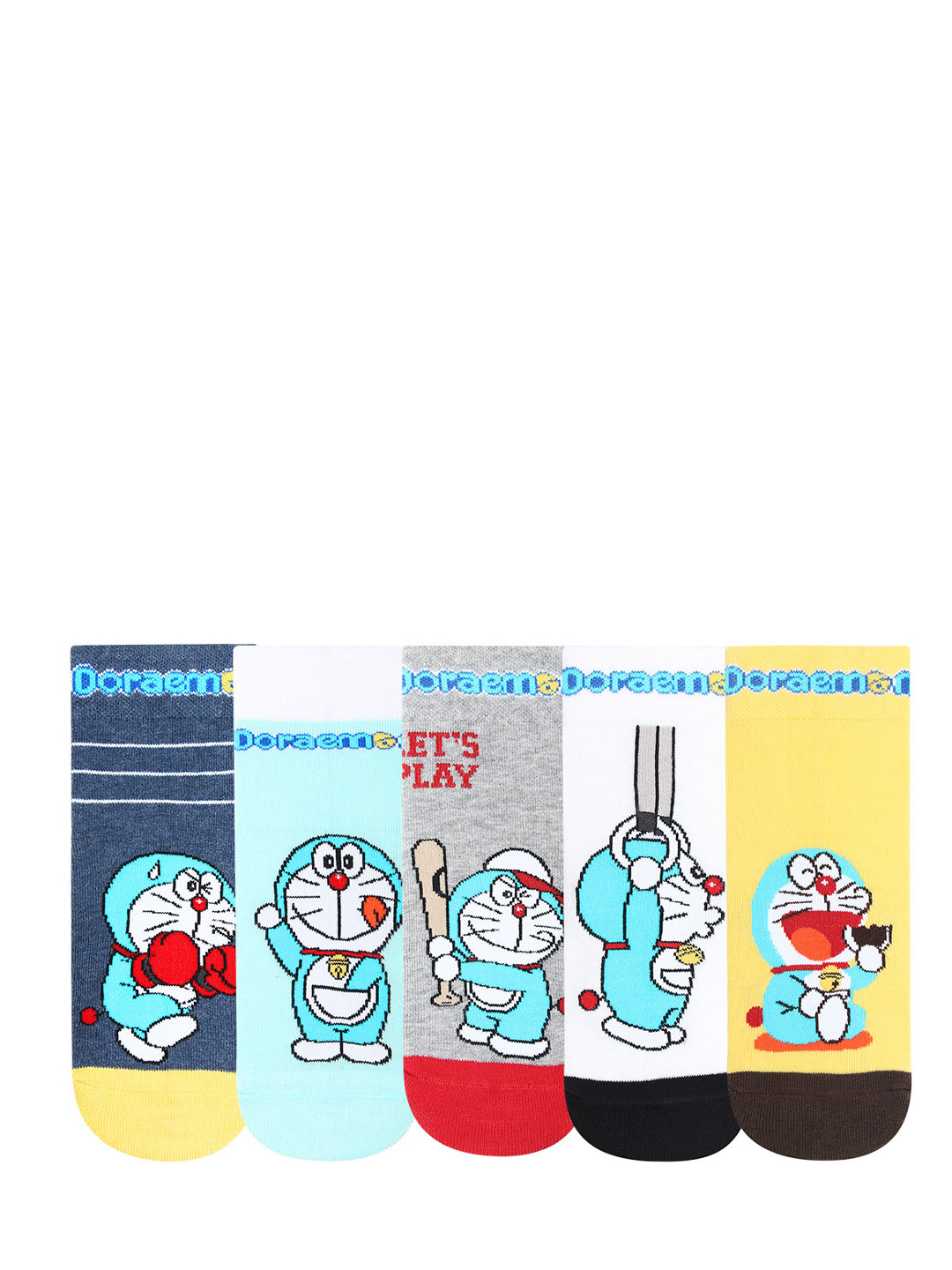 Bonjour Infants Pack Of 5 Assorted Ankle-Length Socks