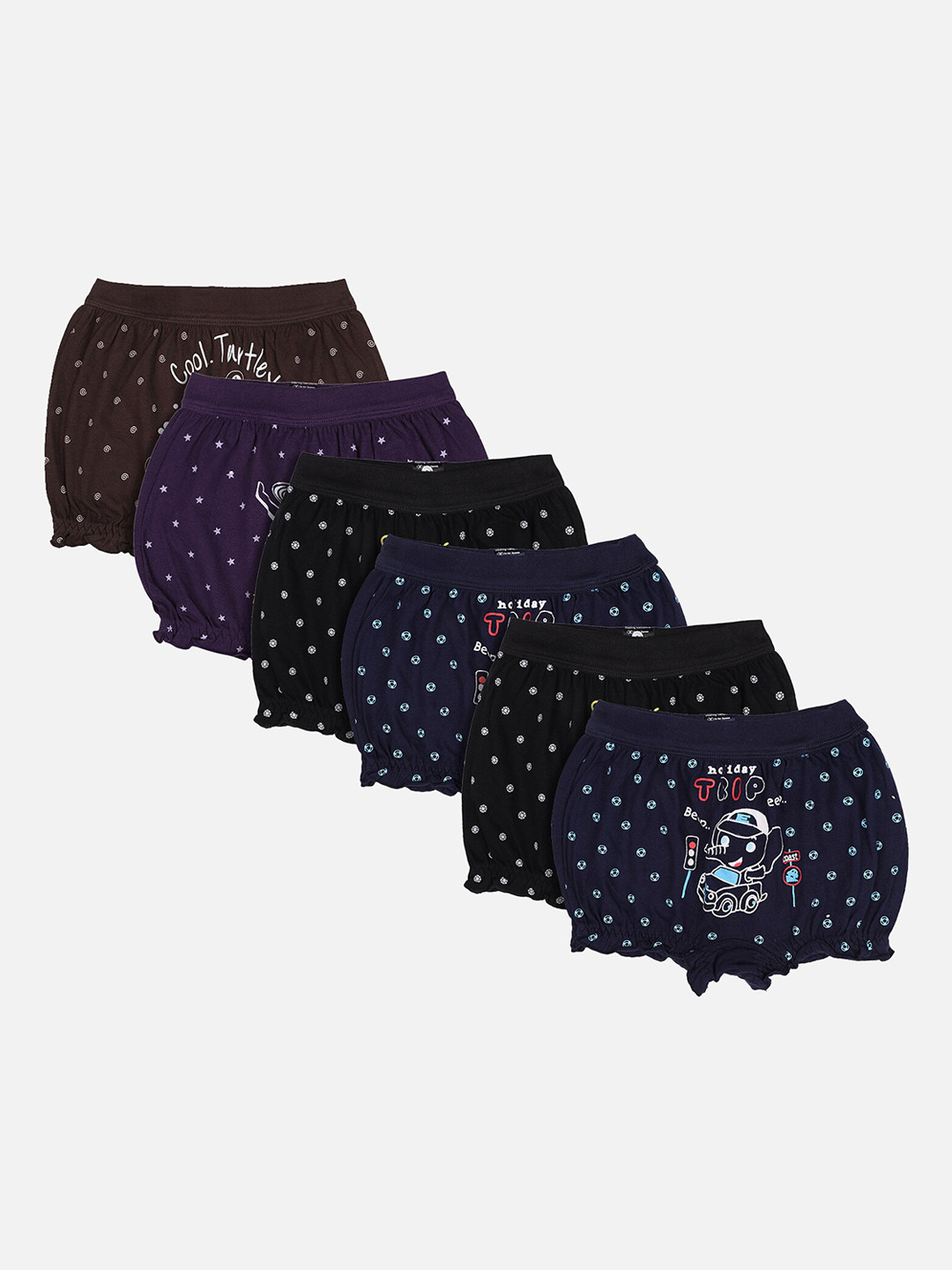 Bodycare Kids Pack Of 6 Assorted Bloomers KIA335-PK006