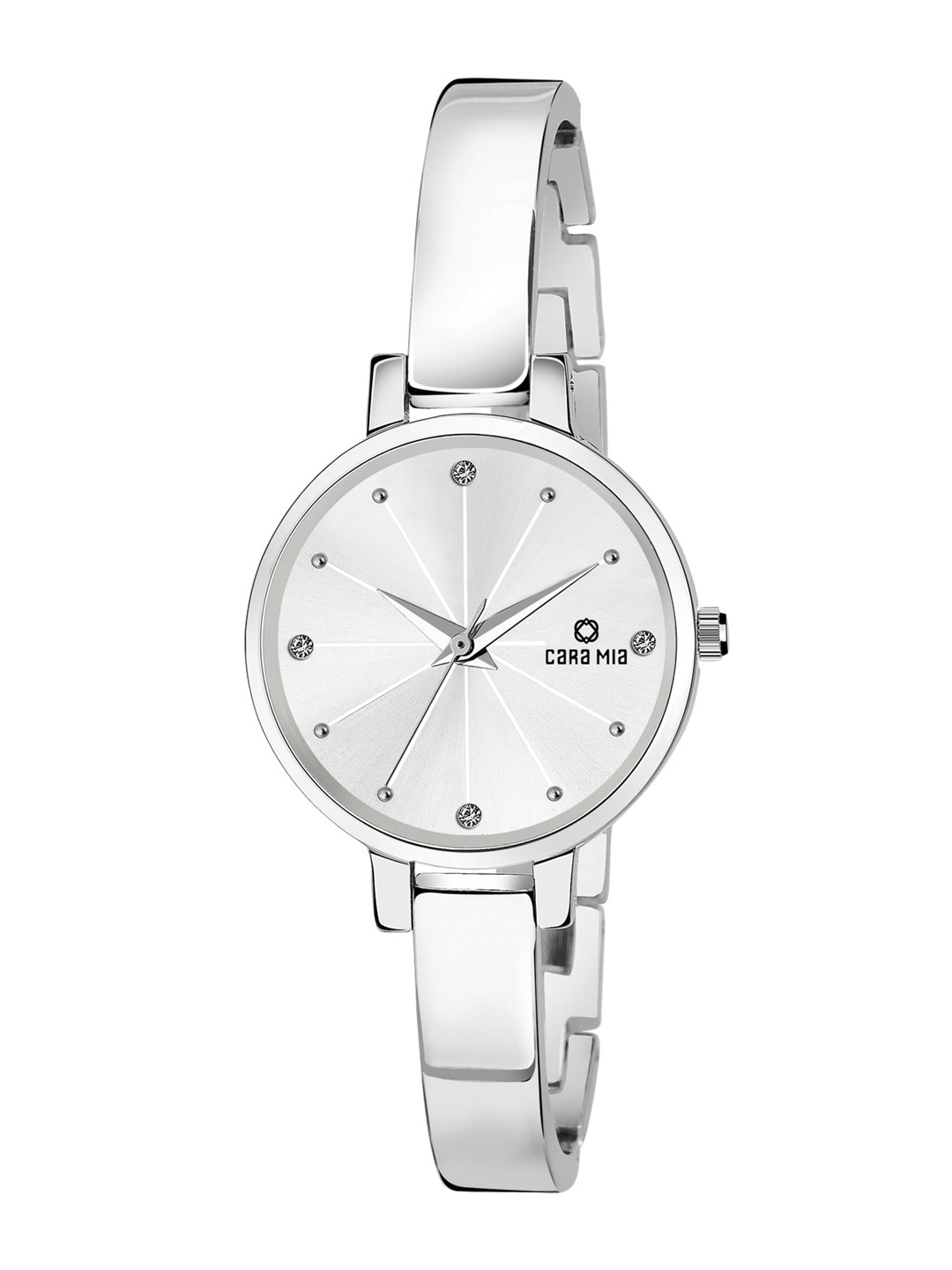 CARA MIA Women Silver-Toned Analogue Watch CR-LR7957