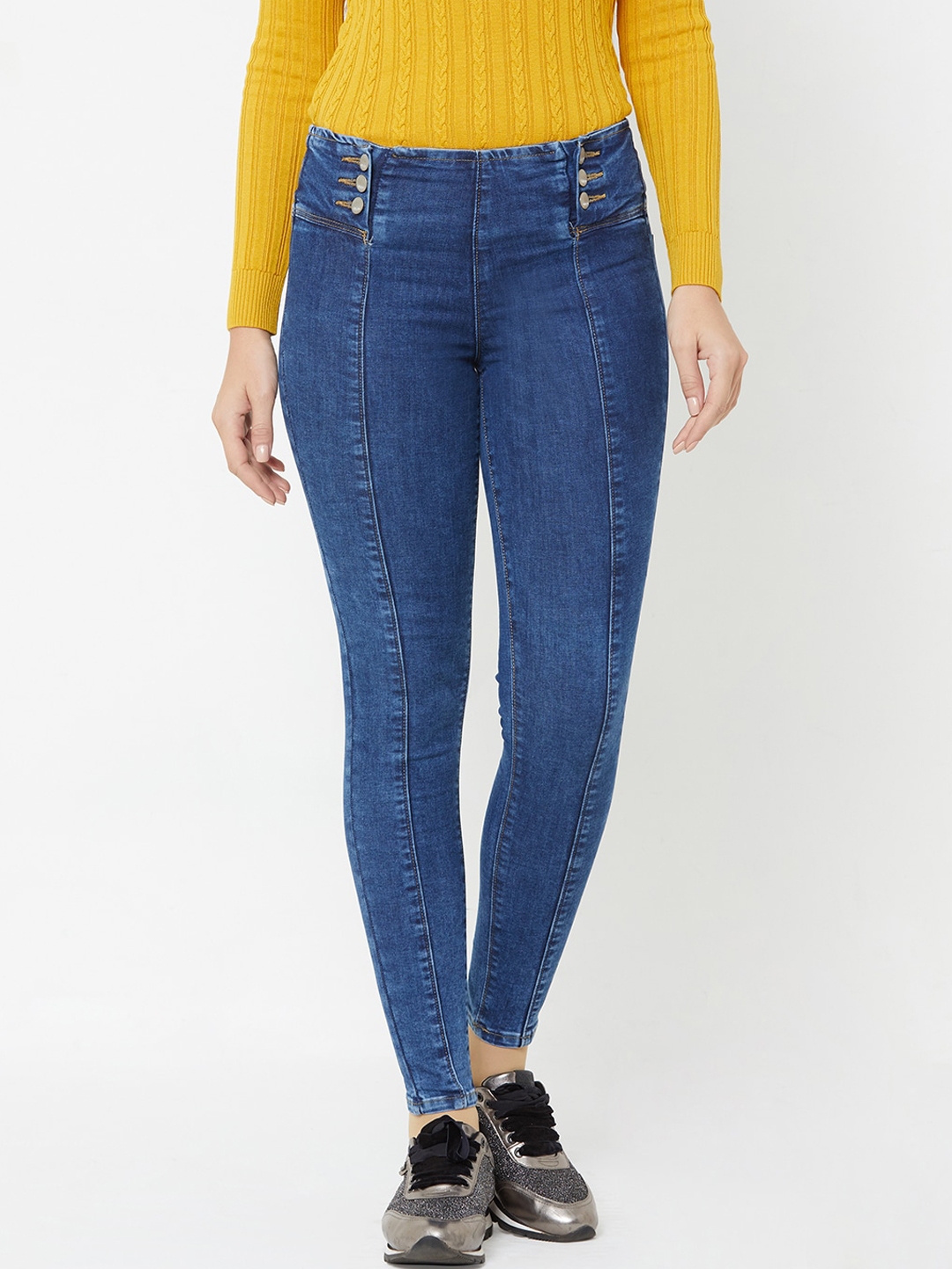 Kraus Jeans Women Blue Skinny Fit Jeans