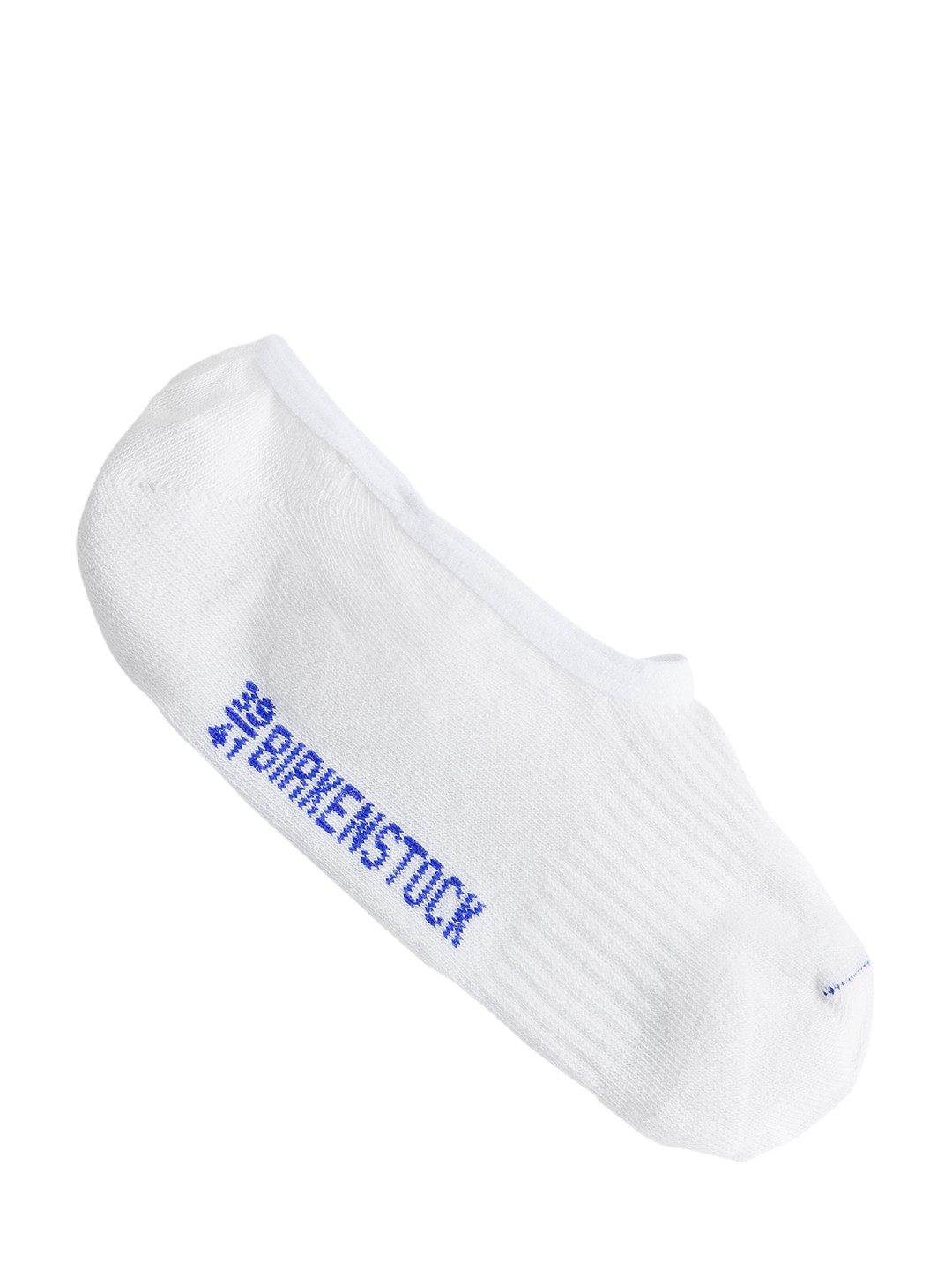Birkenstock Men Regular Width White Solid Cotton Sole Shoe Liner Sneaker Socks