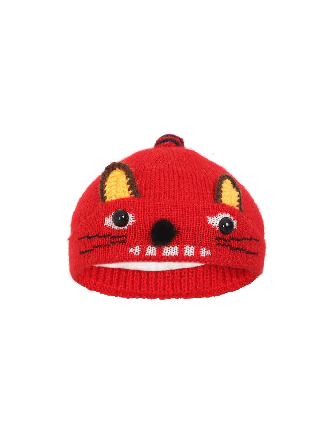 FabSeasons Boys Red Printed Beanie