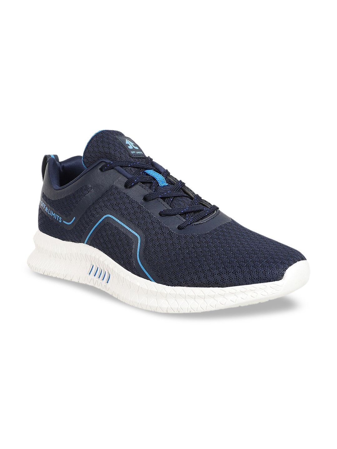 OFF LIMITS Men Navy Blue Mesh Running Shoes