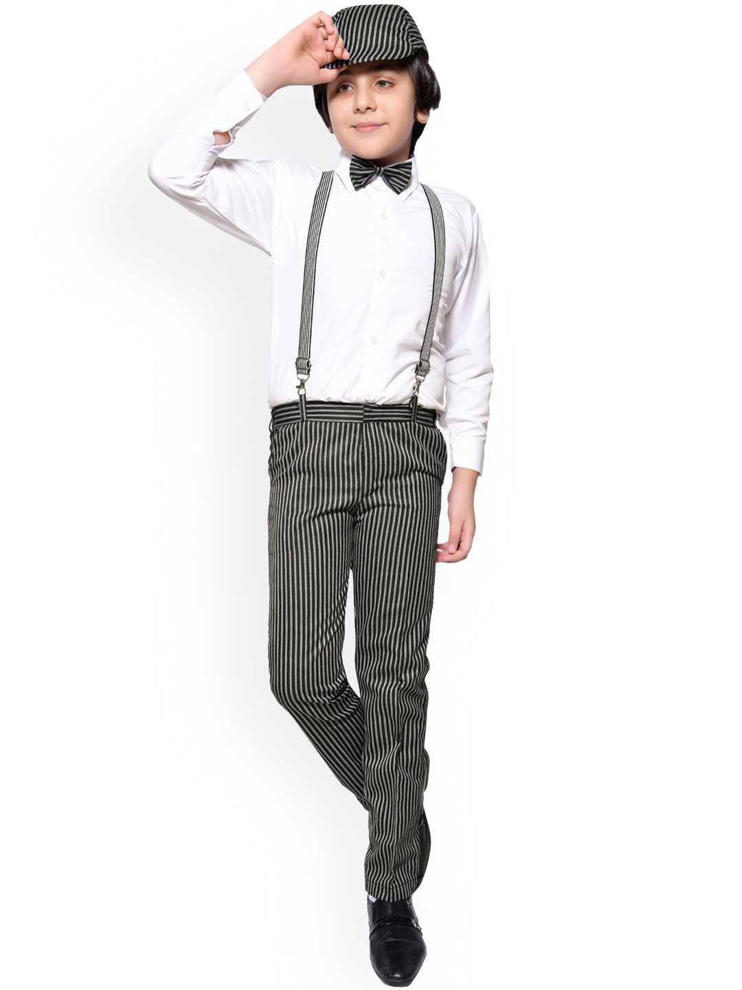 Jeetethnics Boys Black & White Co-Ord Set