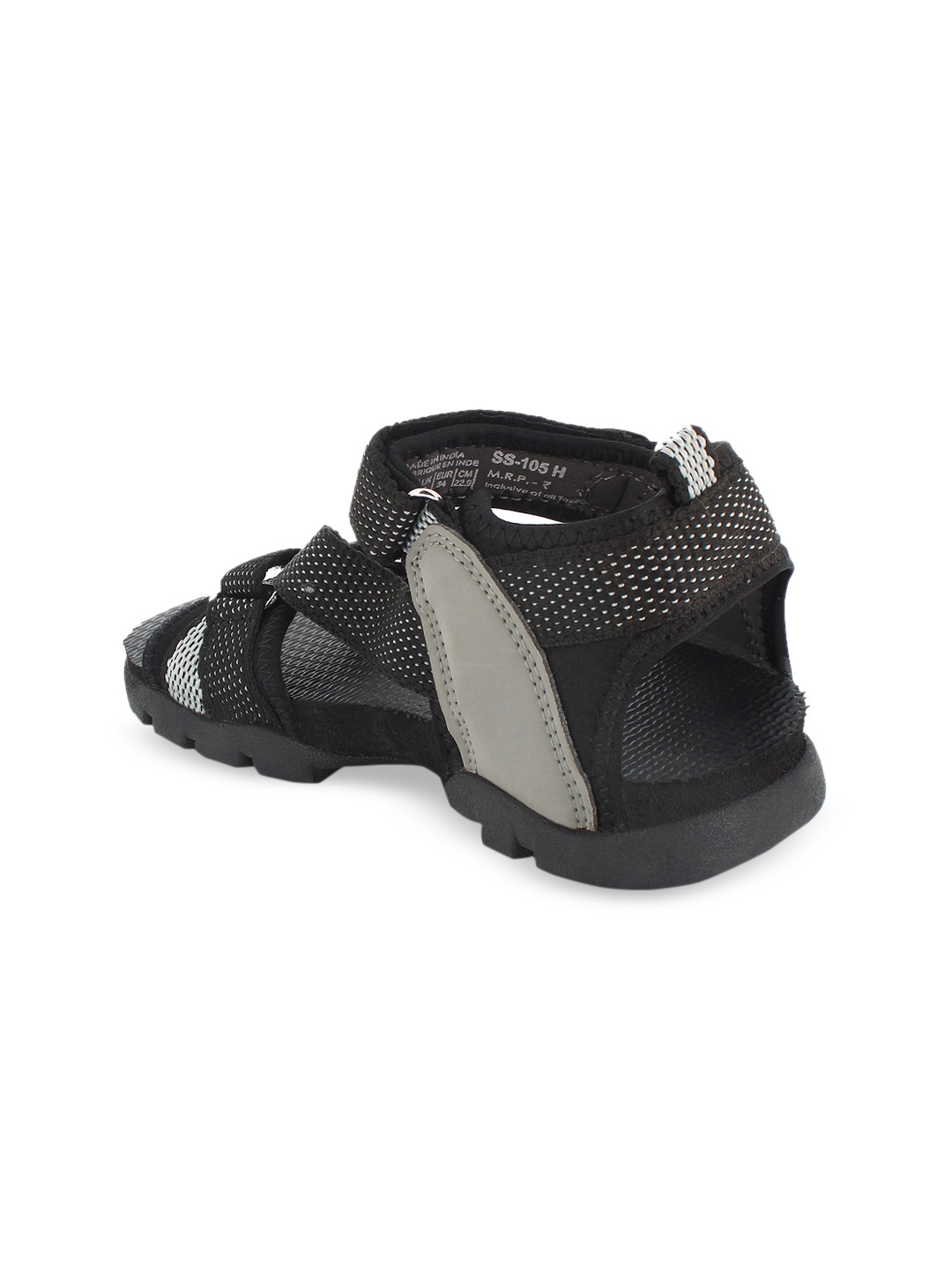 Sparx Women Black Solid Sports Sandals