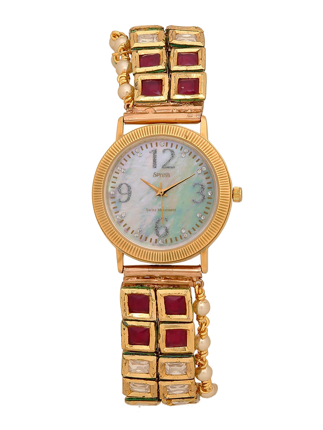 SPRIHA Handcrafted Timepieces Women White Analogue Watch SMPK7KG