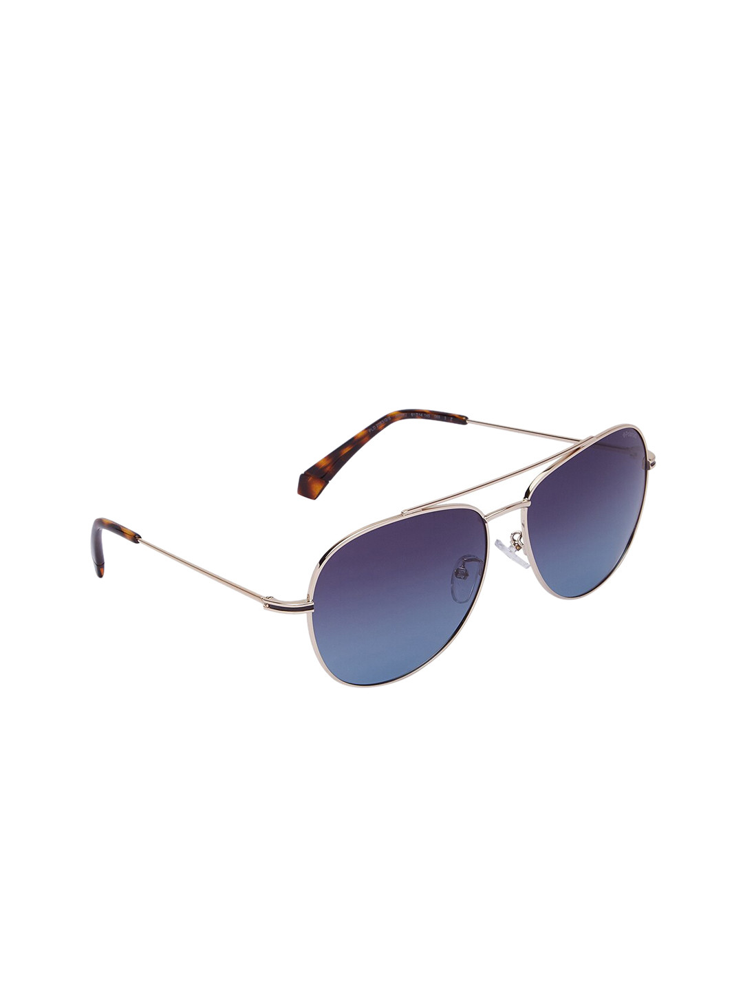 Polaroid Men Blue Polarised Lens Aviator Sunglasses PLD 2083/G/S J5G 62WJ