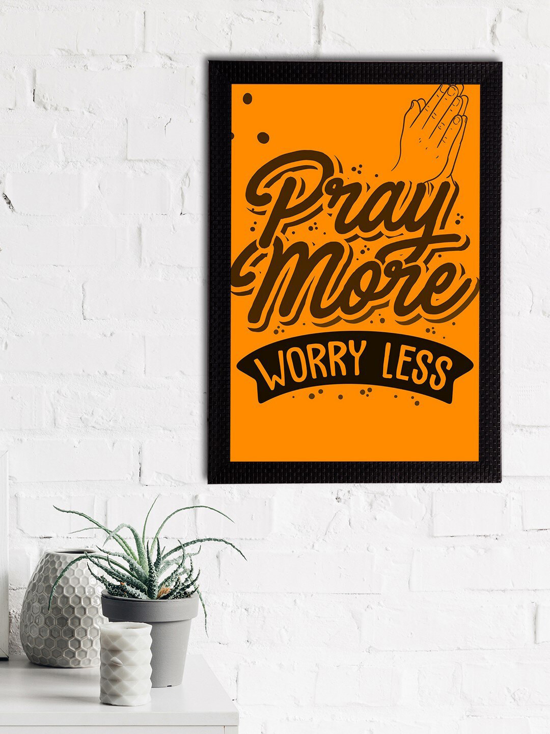 eCraftIndia Motivational Quote Paper Wall Rectangle Photographs Wall Art -20 x 40In