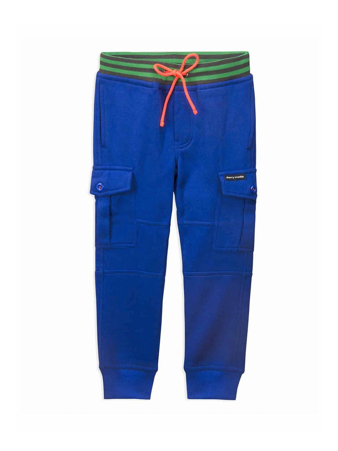 Cherry Crumble Boys Blue Solid Millenium Joggers