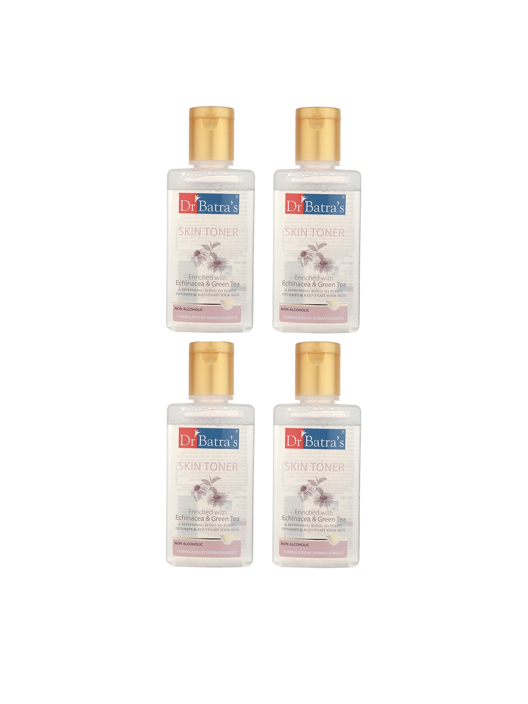 Dr. Batras Pack of 4 Skin Toner 100 ml each