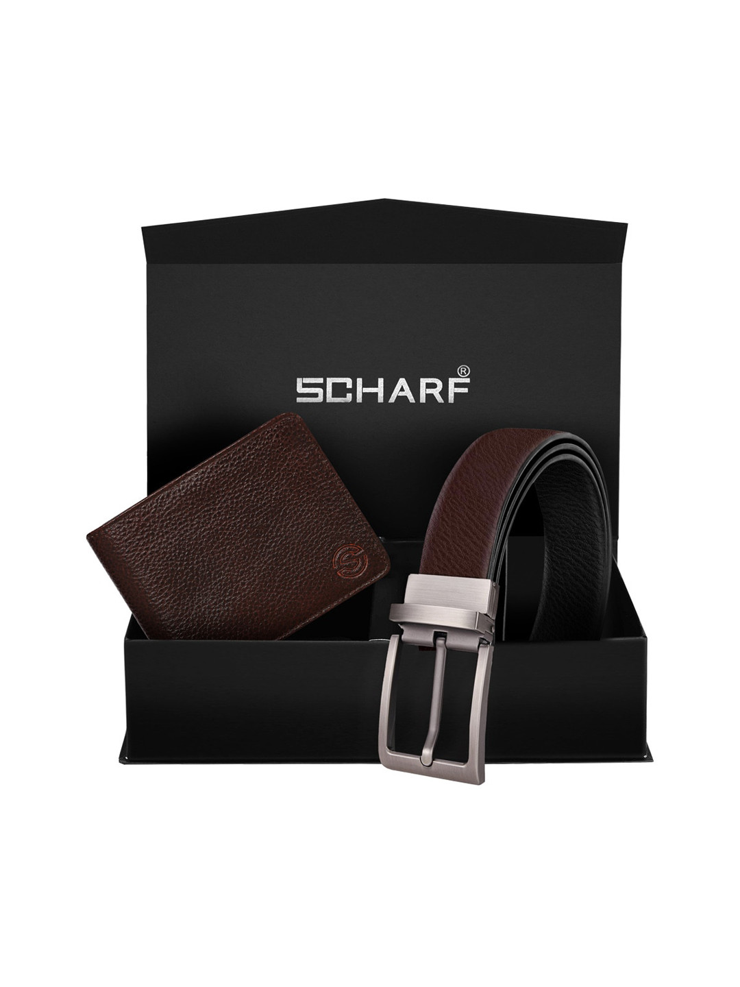 SCHARF Men Brown Accessory Gift Set