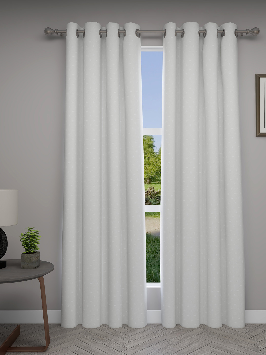 GM Off-White Set of 2 Curtain