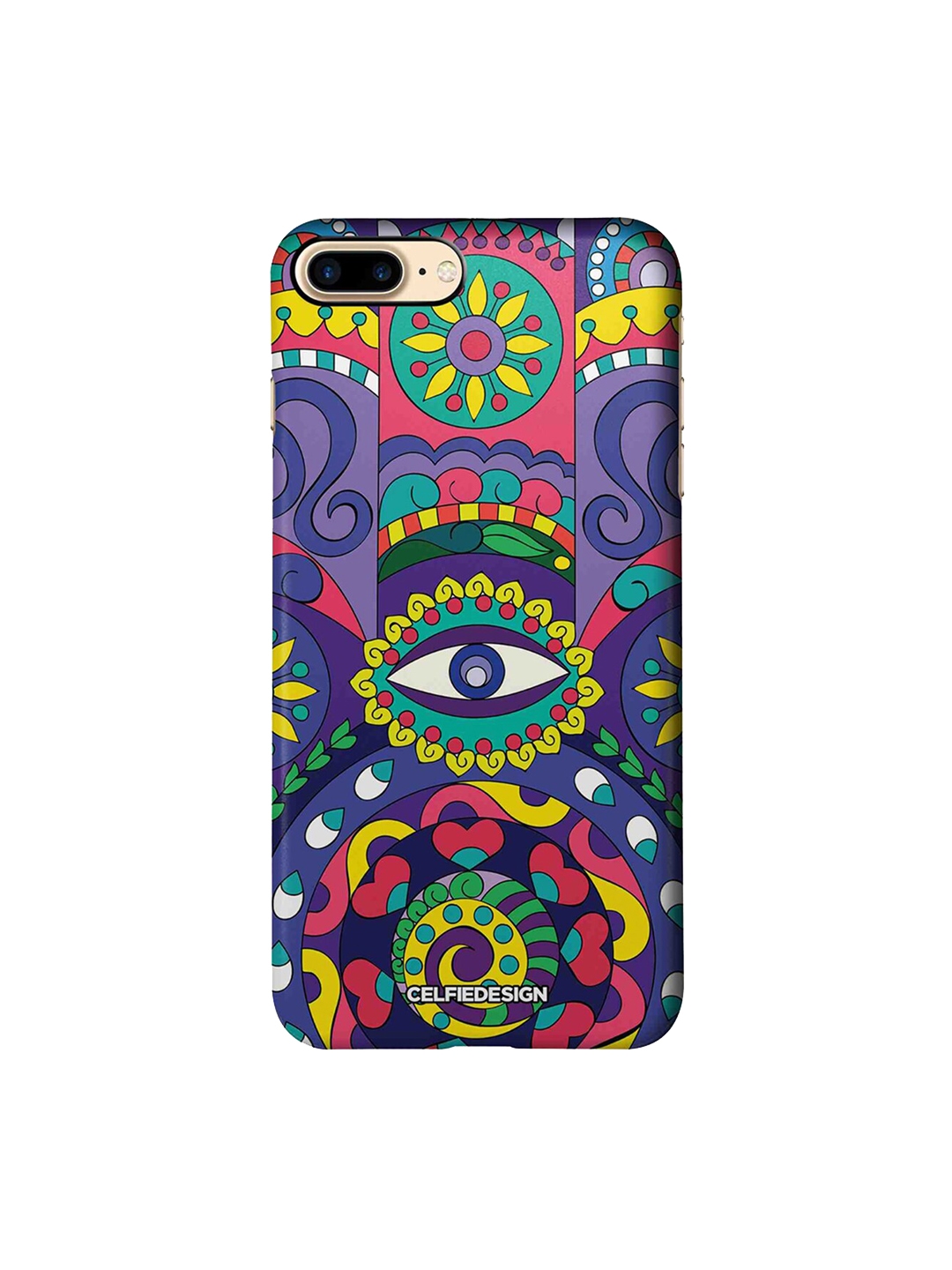 CelfieDesign Multicoloured Quirky Printed Apple iPhone 7 Plus Back Cover