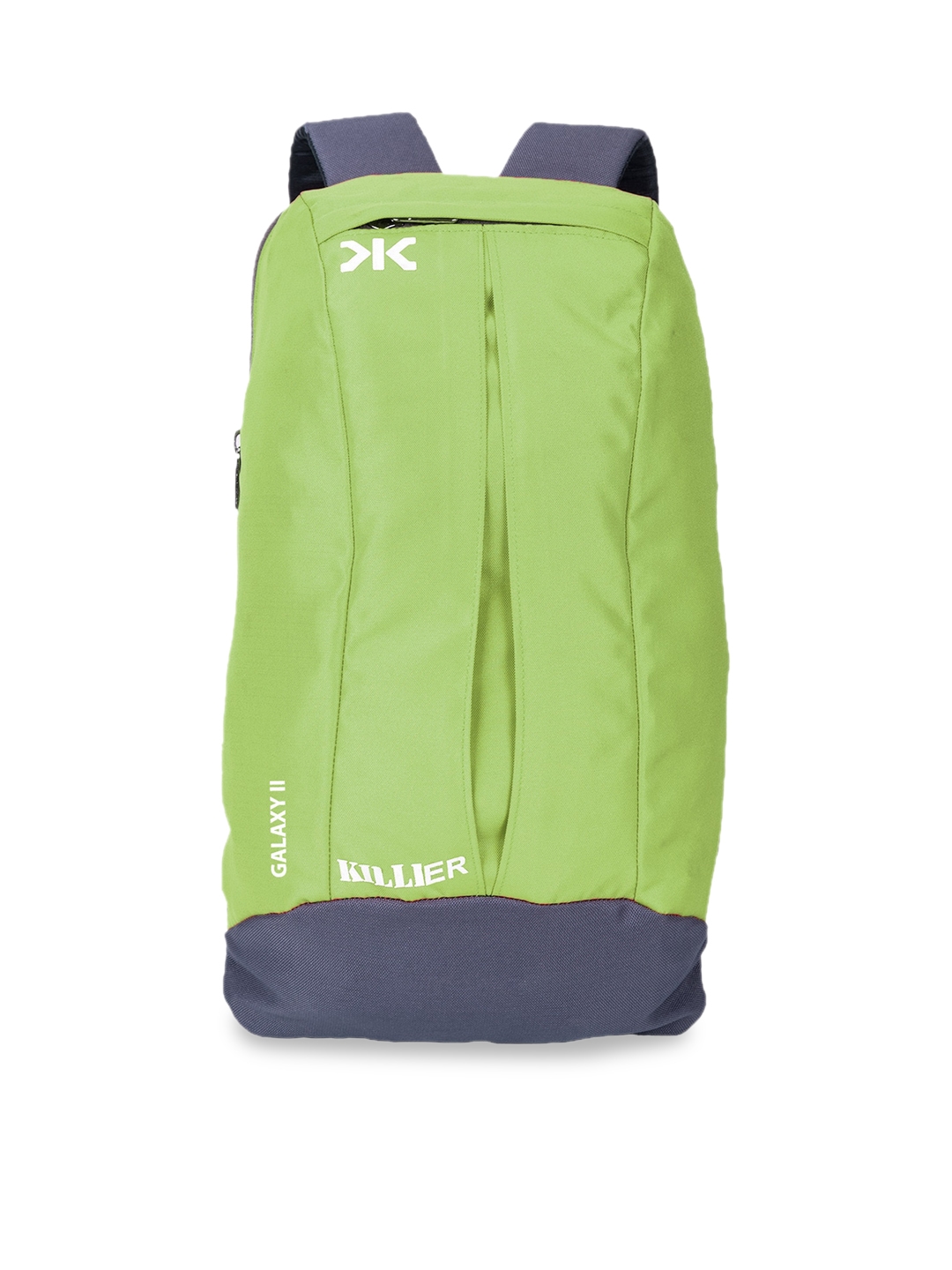 Killer Unisex Green   Grey Colourblocked Backpacks