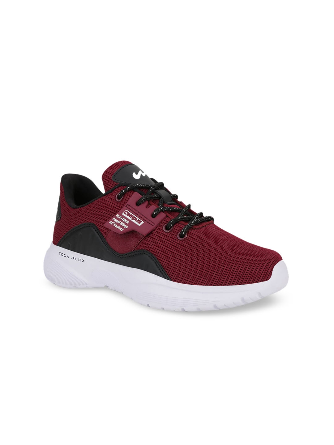 Campus shoes red colour discount
