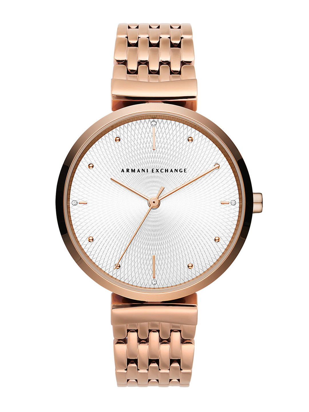 Armani Exchange Women Zoe Silver-Toned Analogue Watch AX5901