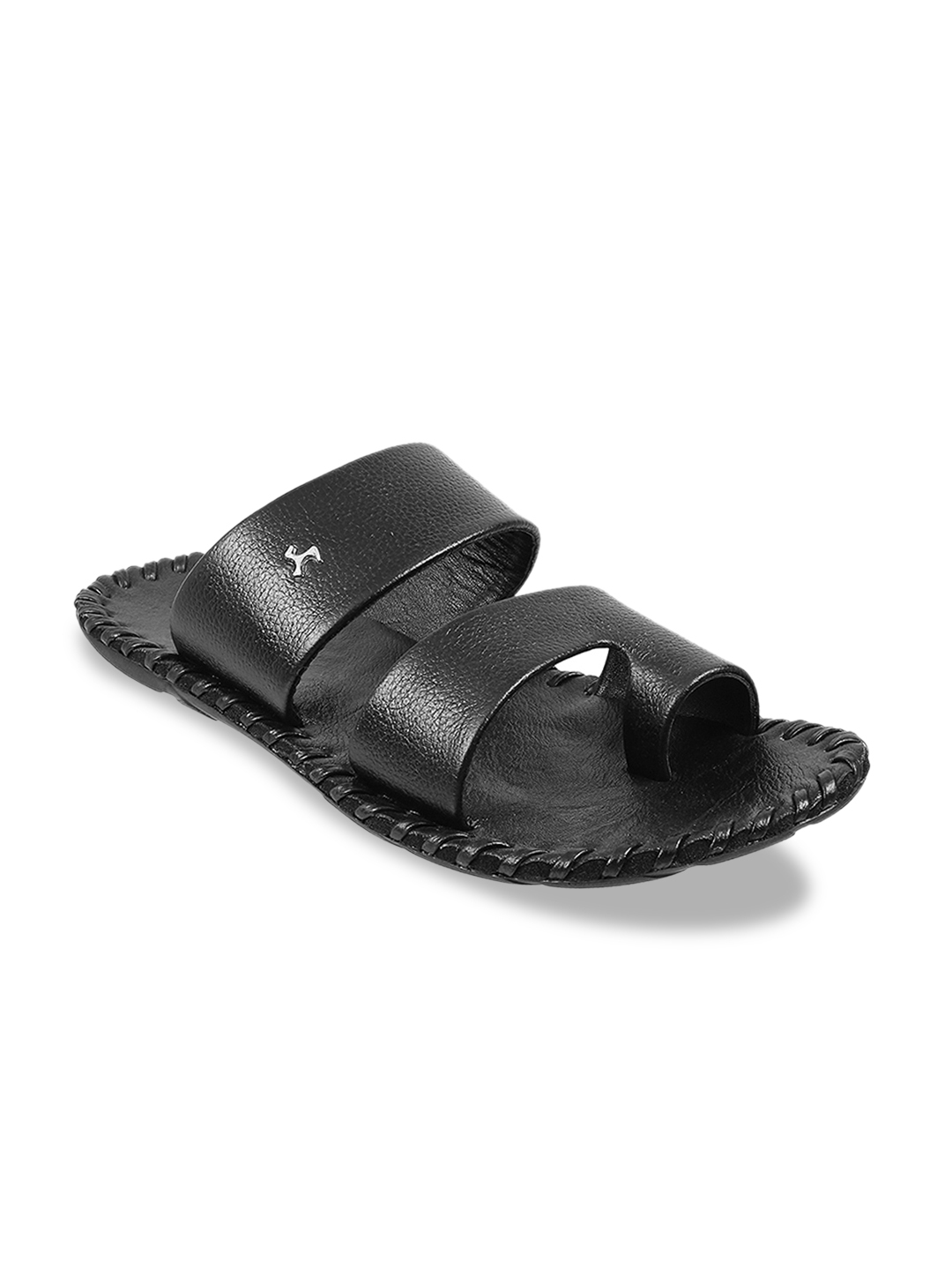 Buy Mochi Men Black Leather Sandals Sandals for Men 11499472 Myntra