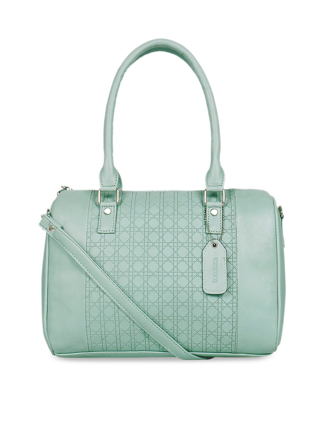 Toteteca Sea Green Textured Handheld Bag