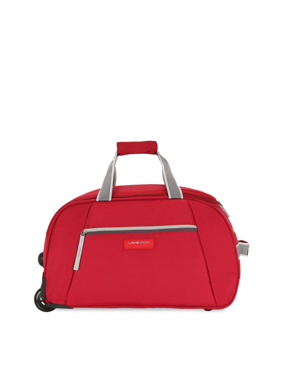 LAVIE SPORT Unisex Red Solid Small Duffel Bag