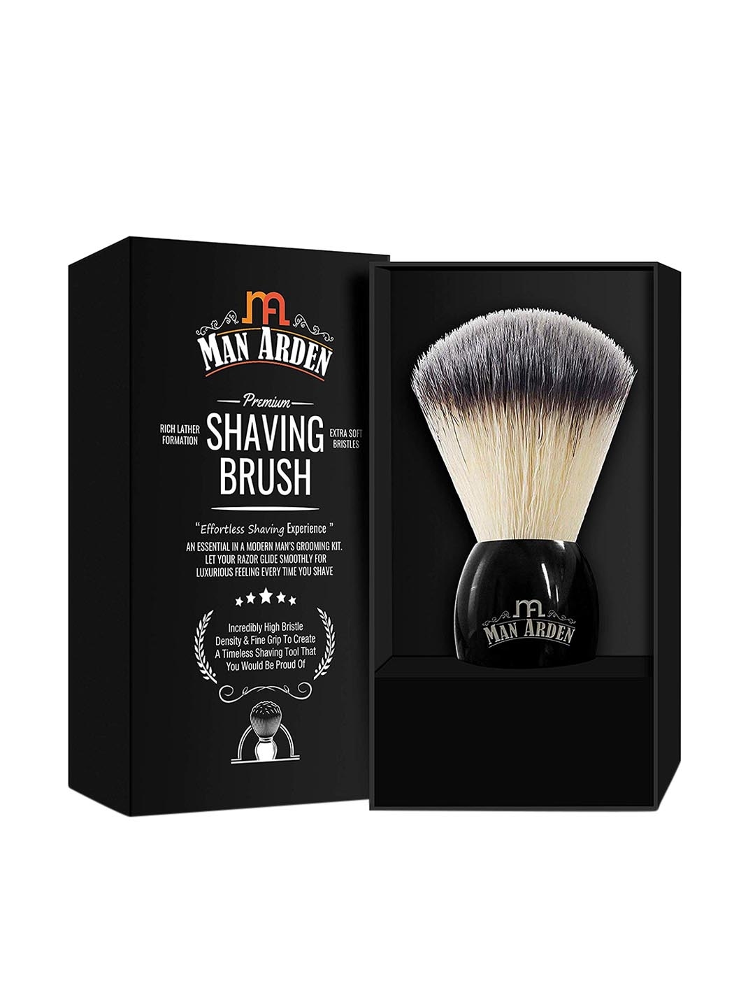 Man Arden Premium Shaving Brush with Extra Soft Bristles