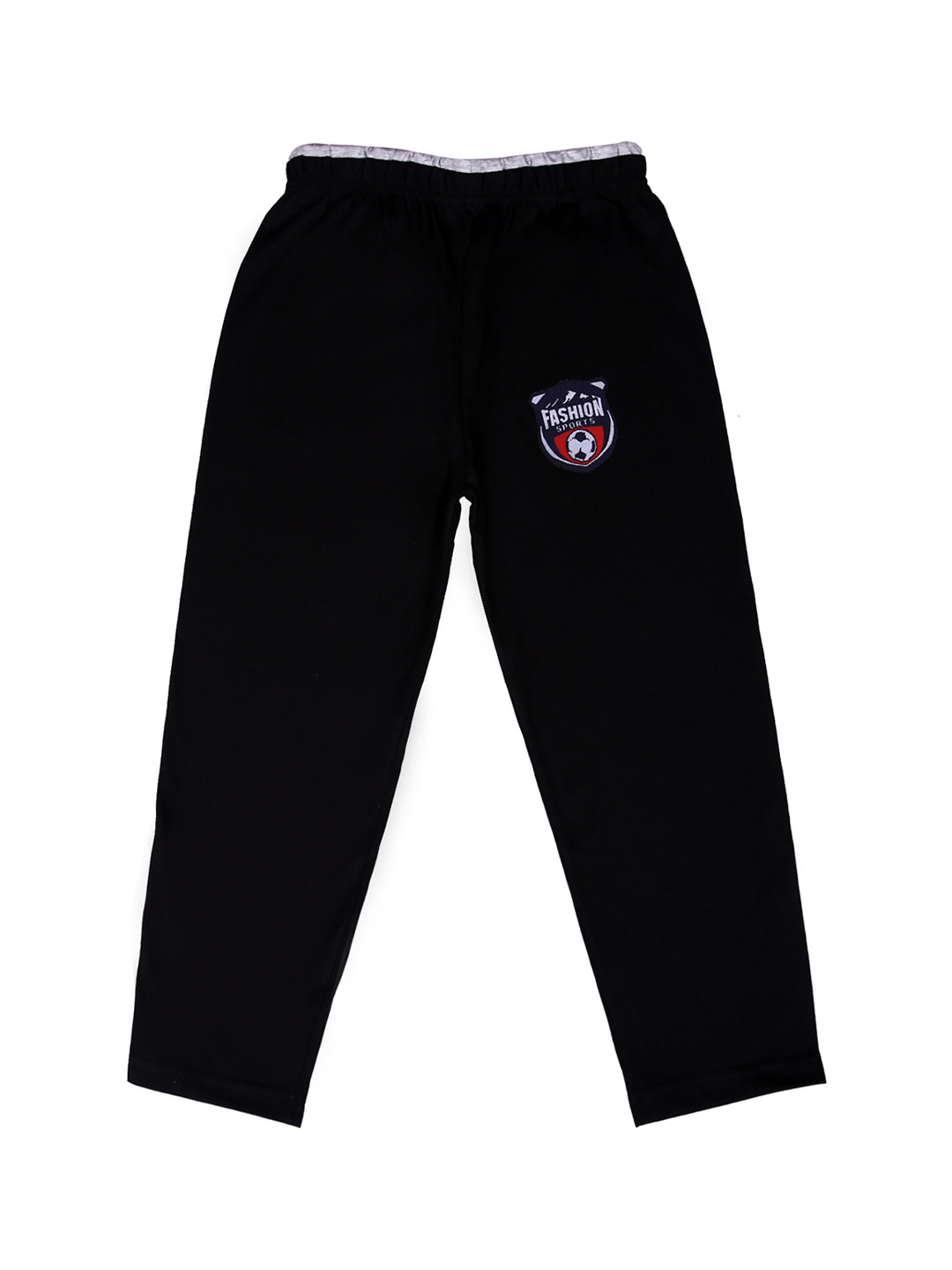 SWEET ANGEL Girls Black Solid Straight-Fit Track Pants