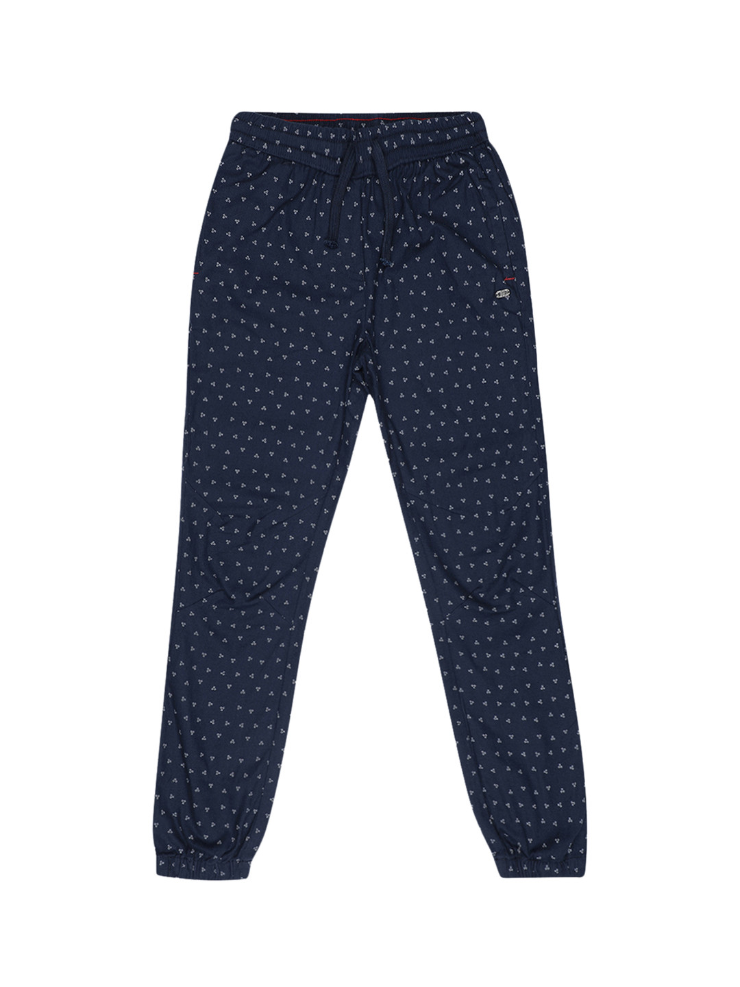 Blue Giraffe Girls Navy Blue Printed Jogger