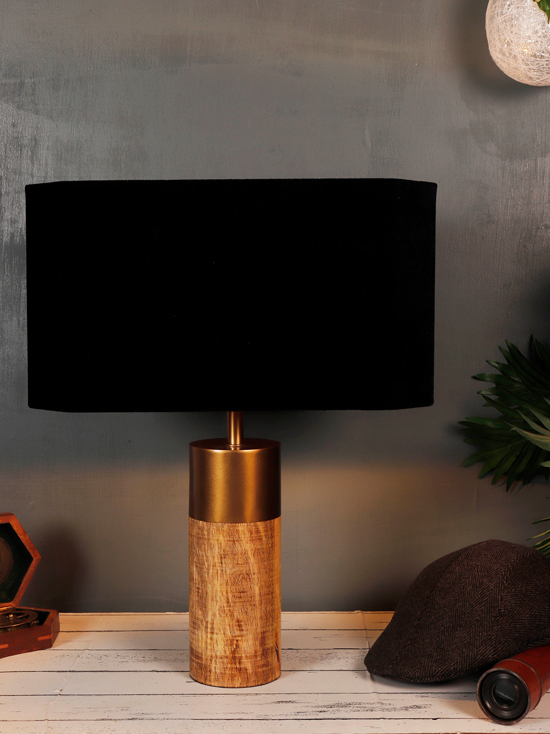 Grated Ginger Black Solid Bedside Standard Lamp