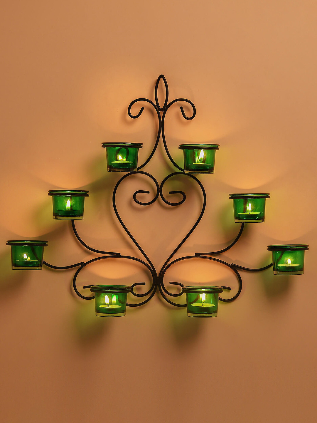 Homesake Black Wall Sconce Candle Holder