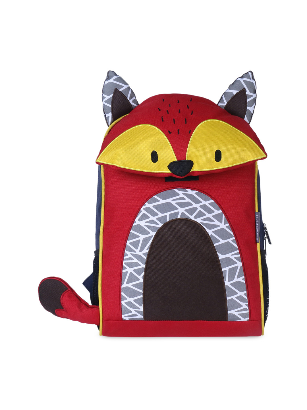 My Milestones Kids Yellow & Red Colourblocked Backpack