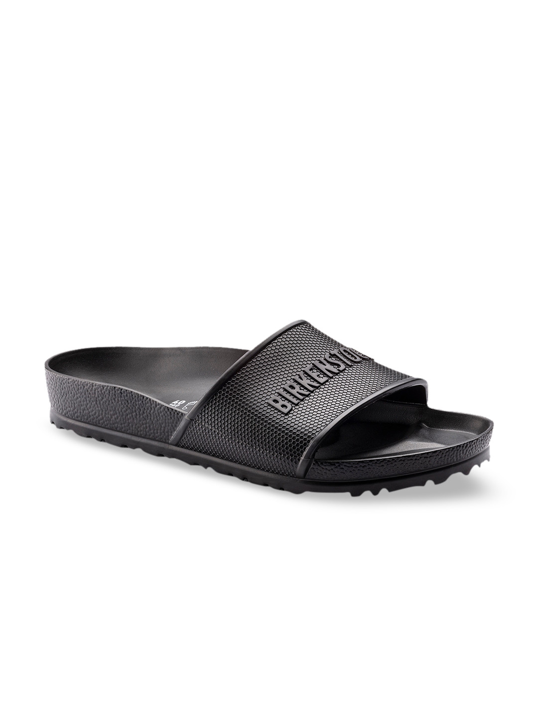 Birkenstock Unisex Black Barbados Eva Regular Width Sliders